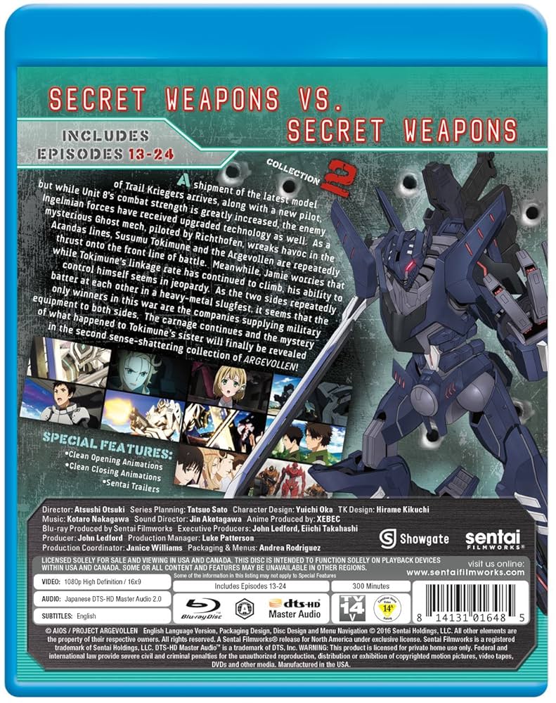 (未使用･未開封品)　Argevollen Collection 2 / [Blu-ray] df5ndr3 Amazon.com: ARGEVOLLEN COLLECTION 2 : Sentai: Movies & TV